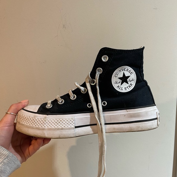 Converse Shoes - High top platform converse